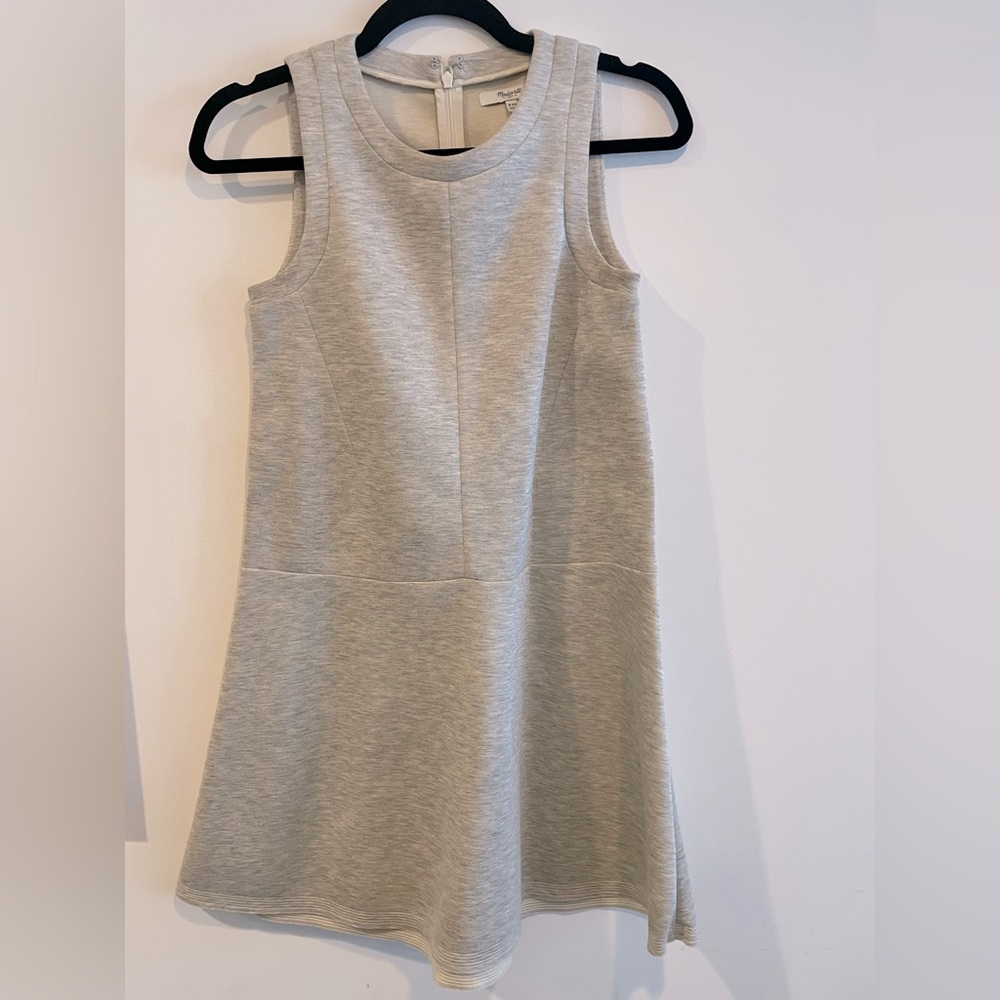 Madewell gray casual mini dress